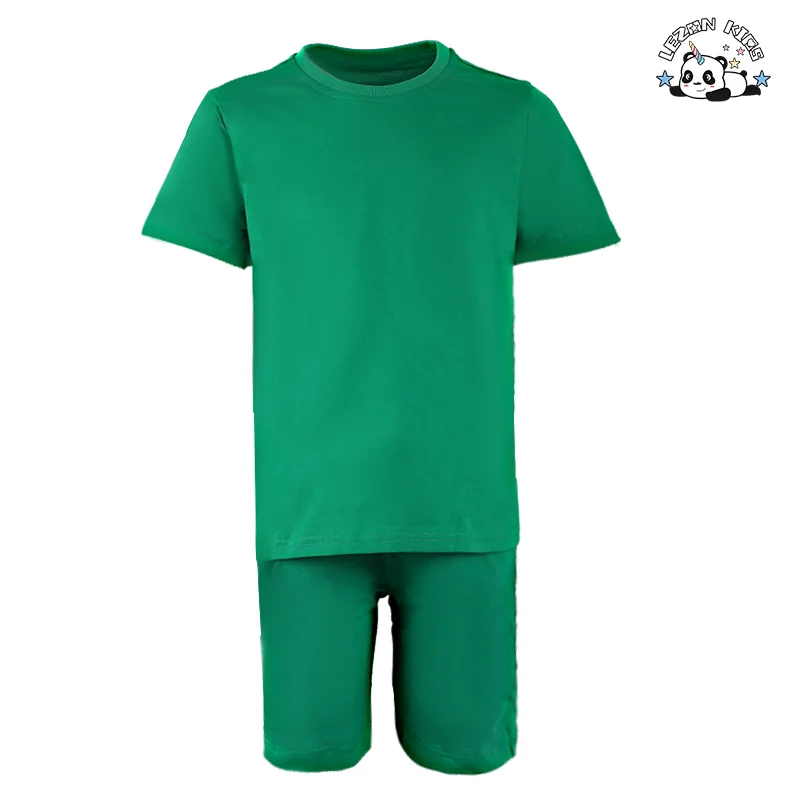 100% Cotton Sports and Leisure Short-sleeved Boy Summer Clothes 2-8 Years Old Children's Clothes 2 Pieces of Children - Product Image