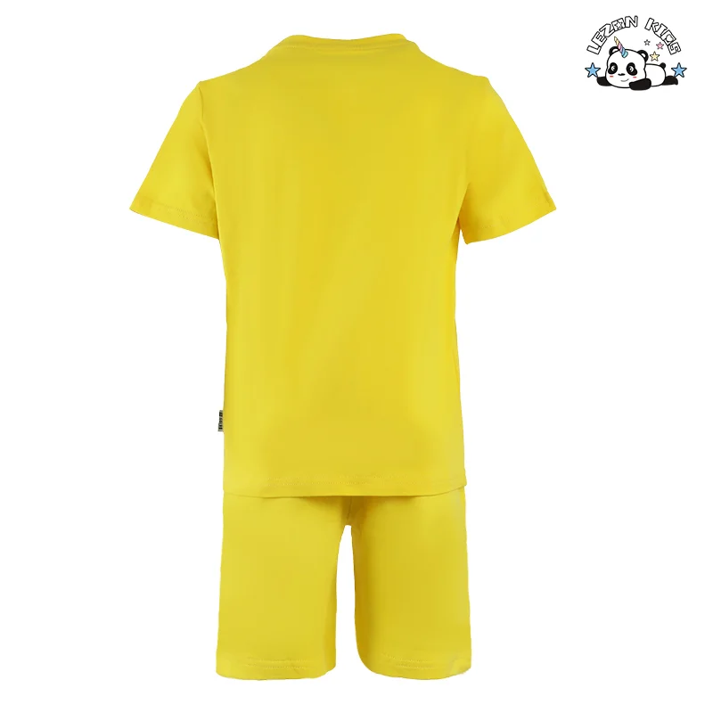 100% Cotton Sports and Leisure Short-sleeved Boy Summer Clothes 2-8 Years Old Children's Clothes 2 Pieces of Children - Product Image