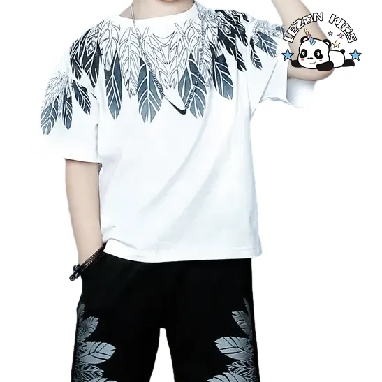 Baby Boys Sets Summer Kids Clothes Sets Short Sleeve T-shirt+Short Pants Sports Suits Children Clothing - Product Image