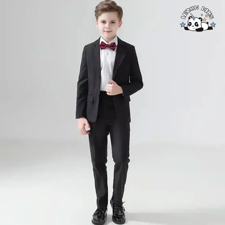 Boys' Suit Spring Elegant Suit Boys' Performance Clothes Cotton Fabric Formal Suit - Product Image