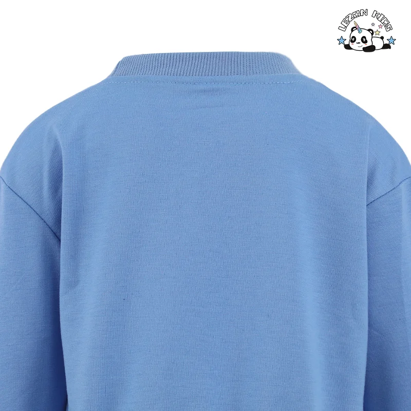 Children's Sports Suit Spring, Autumn and Winter Boys' Full-sleeved T-shirt Pants 2-piece Cotton Suit Children's Clothing Suit - Product Image