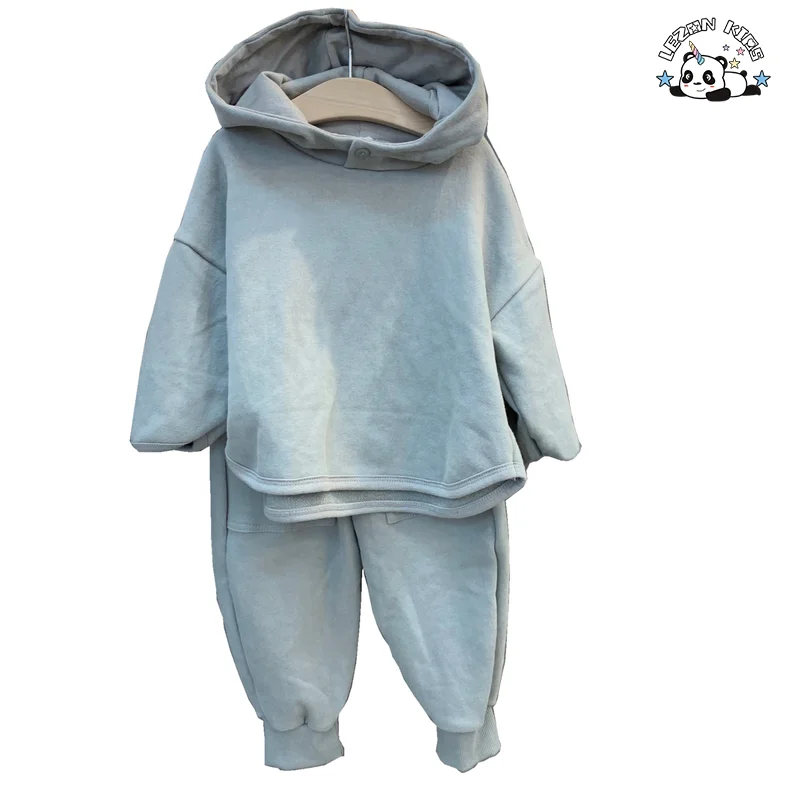 Customized Children's Fashion Clothing Baby Hoodie Jogging Pants 2-piece Set Autumn Boy Clothing Set