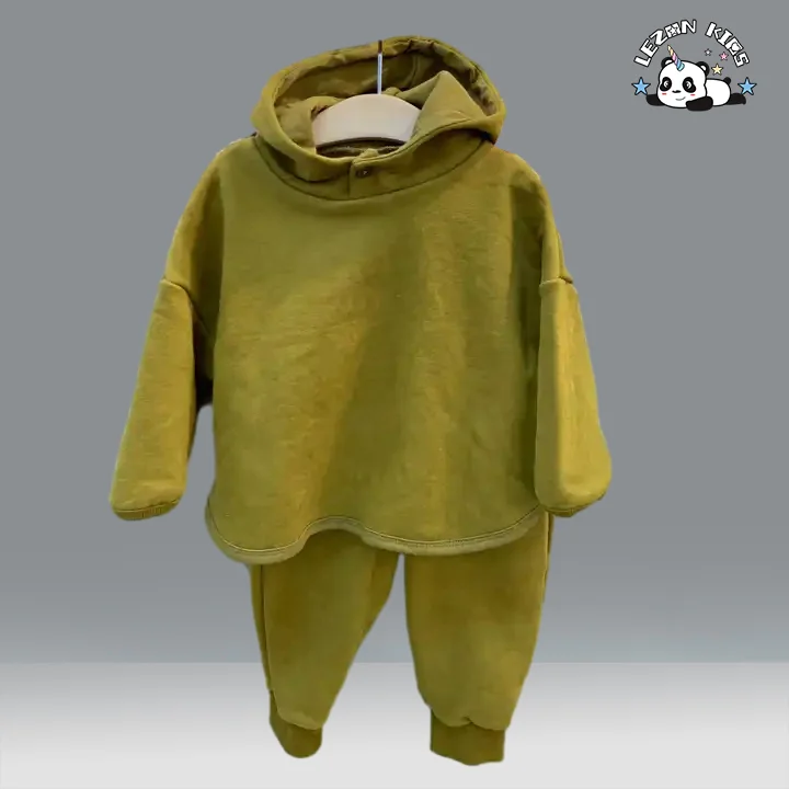 Customized Children's Fashion Clothing Baby Hoodie Jogging Pants 2-piece Set Autumn Boy Clothing Set - Product Image