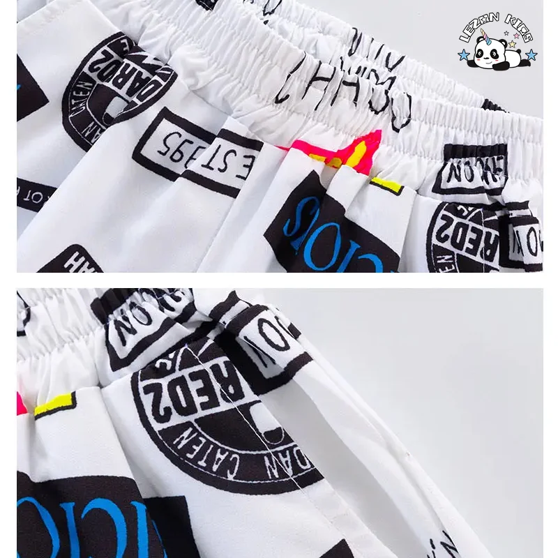Customized Toddler Boys Clothing Sets Casual Cotton Fashion Print Shirt Short Boys Sets for Summer and Winter - Product Image