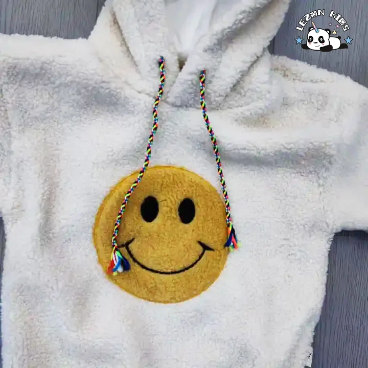Conjuntos de Moletom com Capuz de Alta Qualidade para Crianças, Roupas de Bebê em Promoção, Conjuntos de Treino para Crianças em Branco para Inverno - Product Image