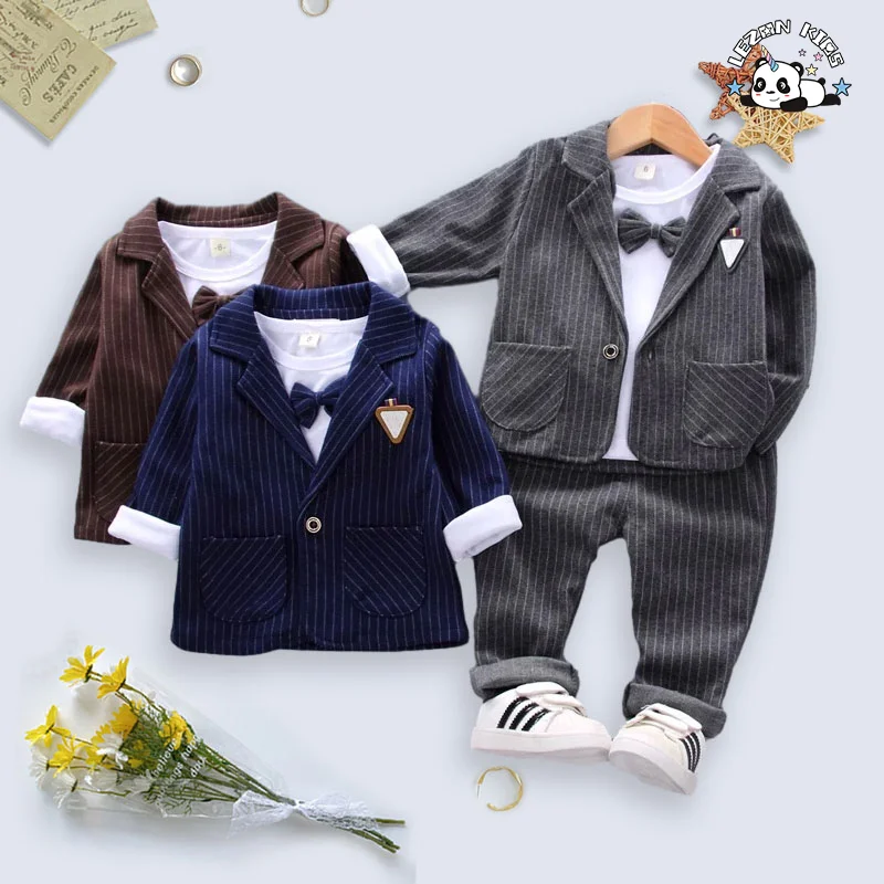 Novo Conjunto Infantil Primavera Outono Meninos e Meninas Manga Longa Venda Direta da Fábrica Coreana - Product Image