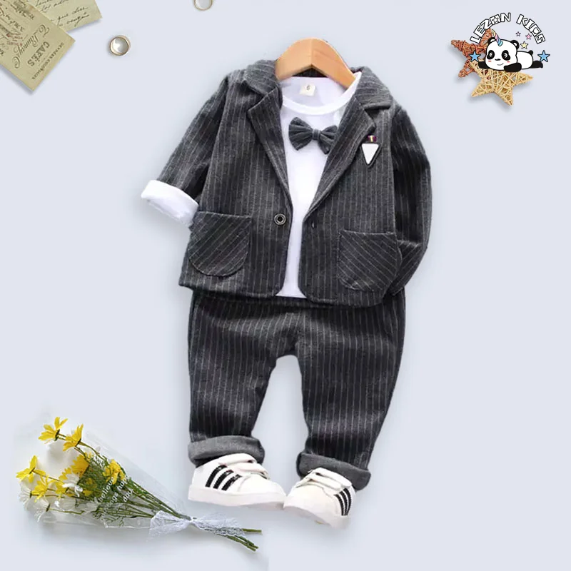Novo Conjunto Infantil Primavera Outono Meninos e Meninas Manga Longa Venda Direta da Fábrica Coreana - Product Image