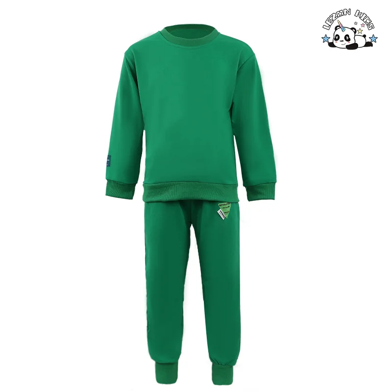 Camisola Esportiva Personalizável OEM Conjunto de Roupas para Meninos Roupas Infantis Respiráveis de Outono