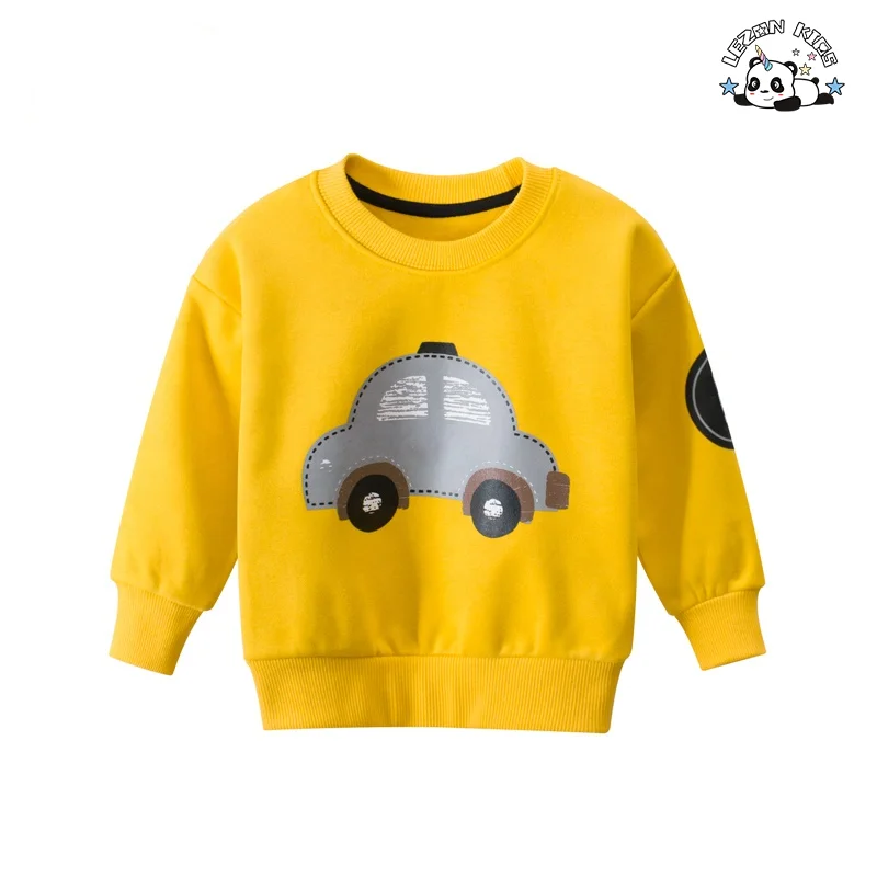 OEM Customizable Spring Autumn Boys Clothing Set Long Sleeve Fleece Boys Clothing Set Baby Boy Clothes - Product Image
