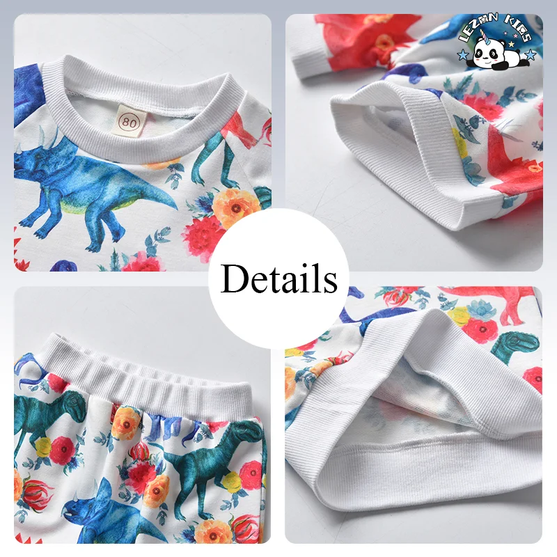 Promoção de Verão Conjuntos de Roupas de Meninos com Estampas de Desenhos Animados Personalizáveis Logotipo Roupas de Bebê para Vestuário Casual - Product Image