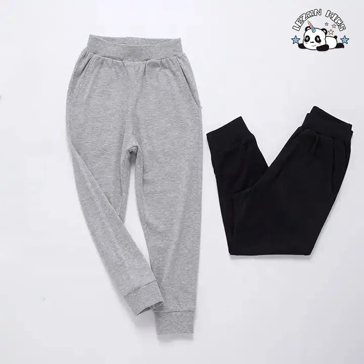 Wholesale 100% Cotton Kids Hooded Jogging Sweatpants Set Short Sleeve Boy Clothes With Pattern Sweatshirt - Product Image