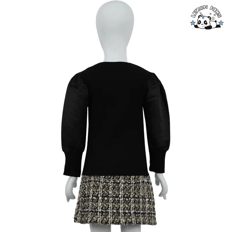 Autumn Arrival Girls Fashion skirt 2-Piece Set Dress Baby Girls Clothing Set for 2-14 Years - Product Image