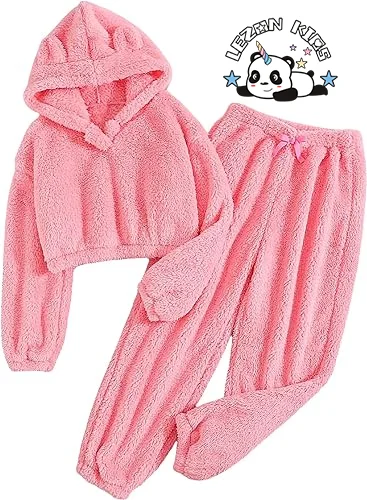 Best New Product of 2024 Cute Animal Long Sleeve Velvet Girls Clothing Sets Girl Outfit Set 2pcs - Product Image
