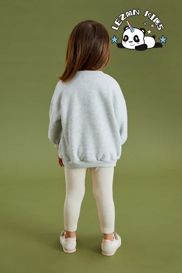 Brand Customization Acceptable Bear Patches Pullover Leggings Set Baby Clothing Sets for Girls - Product Image