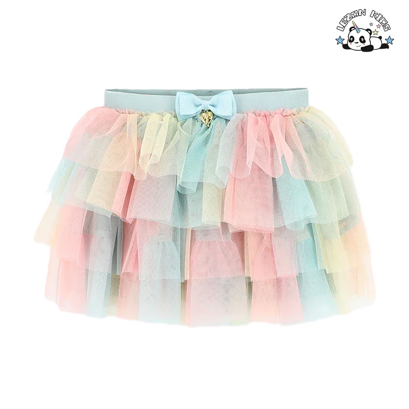 Color Size Customization Light Blue Weeding Party Kids Set  2024 Girl Clothing Spring Set - Product Image