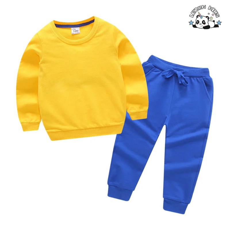 Custom Kids Fall Winter Set Sequin Stars Sweatshirt Jogger Set Casual Girl Clothing Sets - Product Image
