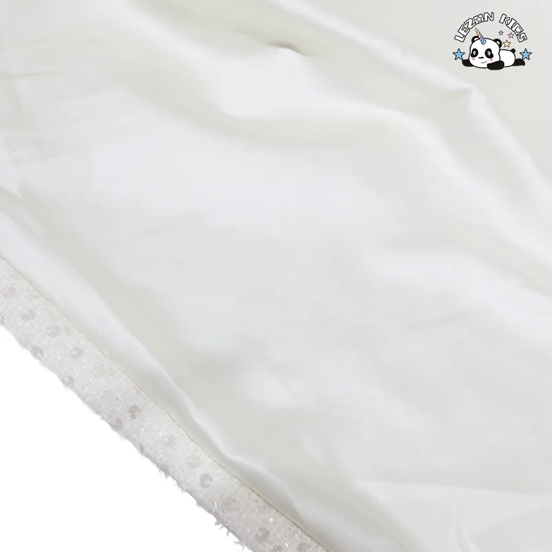 Custom Winter Party Dress Girls 2-14 Years New Trends White Sequined Long Sleeve for Kids Clothing Sets - Product Image