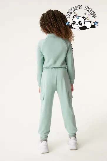 Customizable High Street Washable Tracksuit Zipper up Hoodie Long Pant Set Boys Girls Clothing Set - Product Image