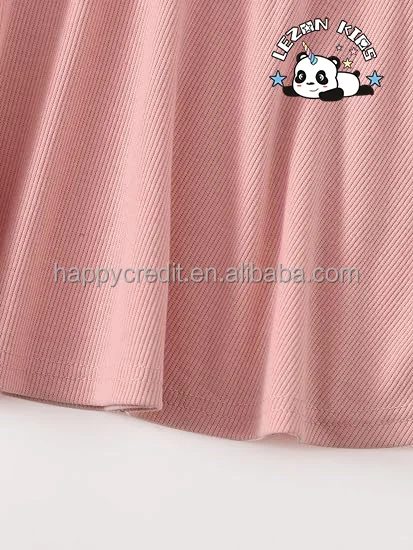 Customizable Hot Sale Butterfly Print Sleeveless Tank Top and Skirt Set 2 Piece Outfits for Girls - Product Image