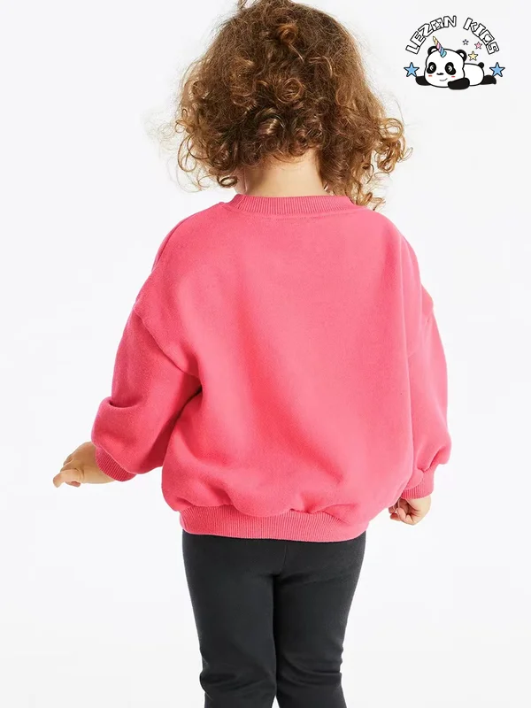 Customizable Kids Sweatshirts Clothing Jogger Sweatsuits Casual Tracksuits Girls Clothing Sets - Product Image