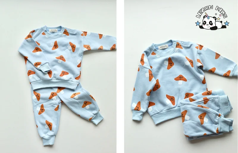 Customizable New Arrival Sporting Style Cotton Toddler Girls Boys Clothing Set for 2-14T Kids - Product Image