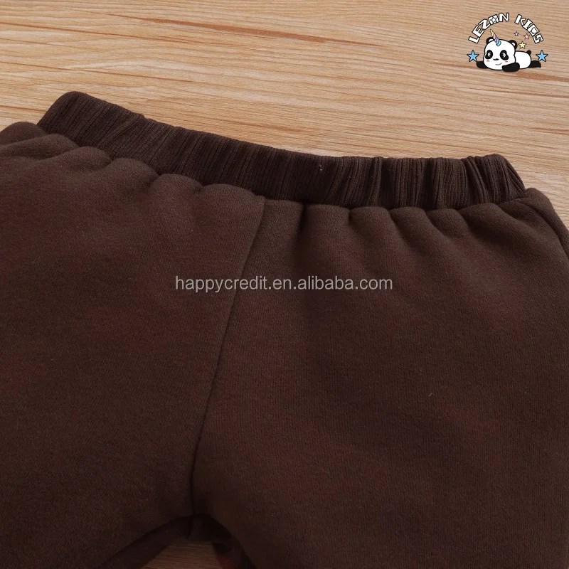 Customizable New Kids Cartoon Pullover Sweatshirt and Pants 2 Pieces Girls Autumn Clothing Sets - Product Image