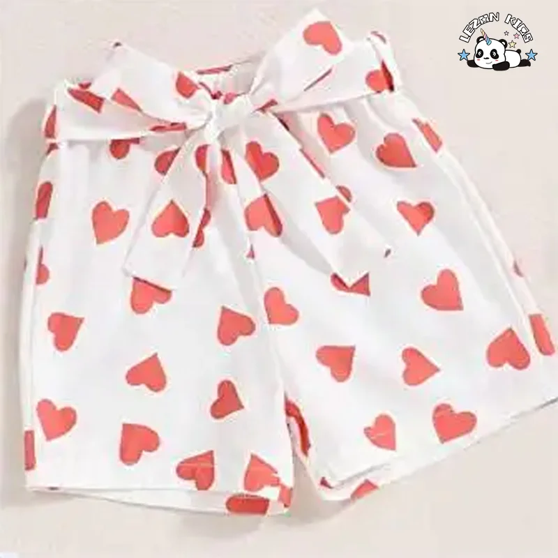 Customizable Wholesale Baby Girl Clothes 2pcs Ruffle Outfits White Shirt Tops+ Denim Pants Jeans for Girls - Product Image