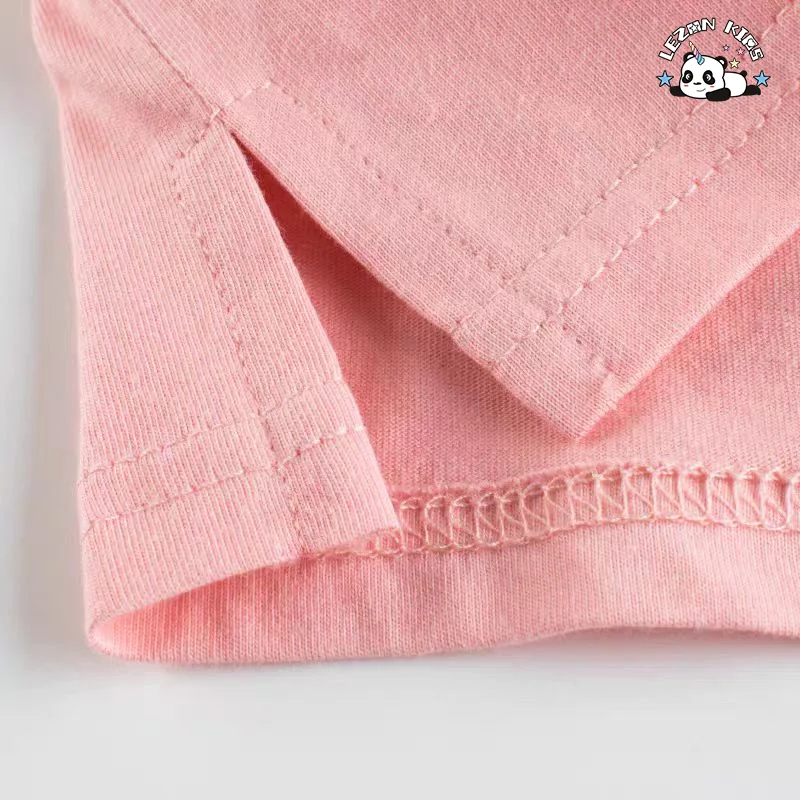 Customizable Wholesale High Quality Number Printing Sport Summer Little Clothing Sets 2pcs Girl Outfit Set - Product Image