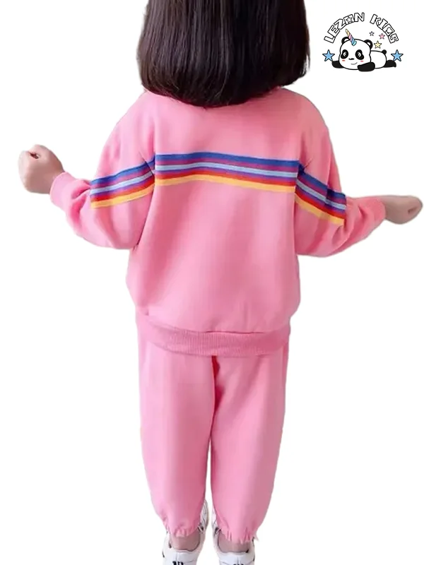 Conjunto de Roupas de Boutique Personalizadas para Meninas Fofas Estampas de Tecido Casual para Crianças de 2 a 14 Anos T - Product Image