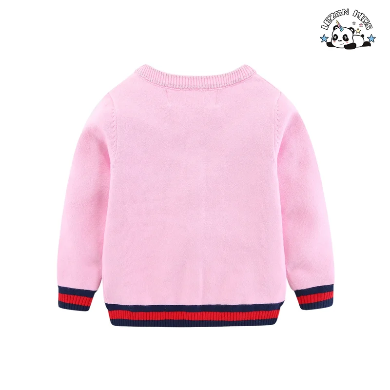Customized Embroidery Kids Cardigan Sweater Pleated Skirt Suit Set Girls Two-piece Set - Product Image