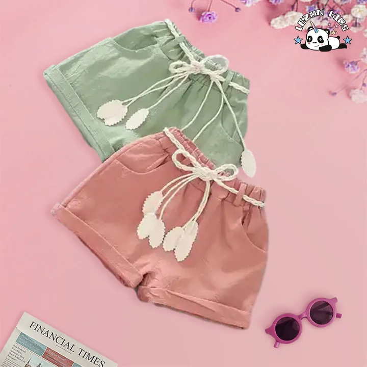 Conjunto de Roupas de Verão Preço de Fábrica para Meninas de 5-8 Anos Camiseta de Manga Curta com Estampa de Melancia e Shorts 2 Peças Conjunto de Roupas para Crianças - Product Image