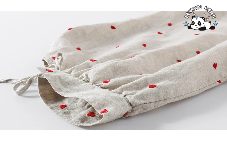 Conjunto de Duas Peças de Calças Lanterna sem Manga para Meninas, Fabricado por Atacado, para Verão - Product Image
