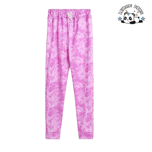 Fast Delivery Customized Girls' Tie Dye Fleece Jog Pullover Hoodies and Jogger Sweatpants 2 Piece - Product Image