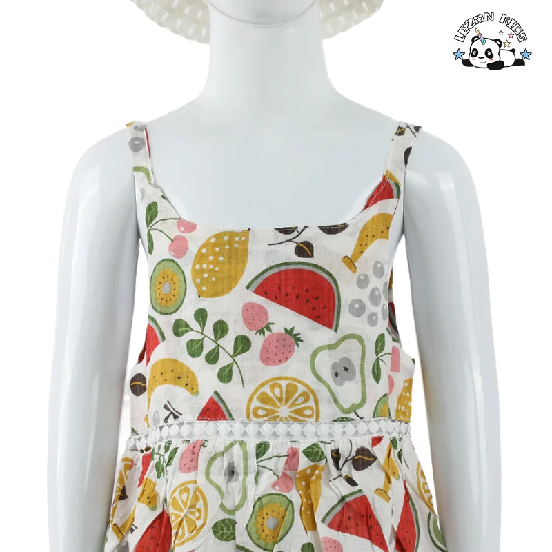 Floral Strap Tops Shorts Outfits Baby Girls Summer Clothes Sleeveless Set Children Clothes Kids Girls Clothing Set - Product Image