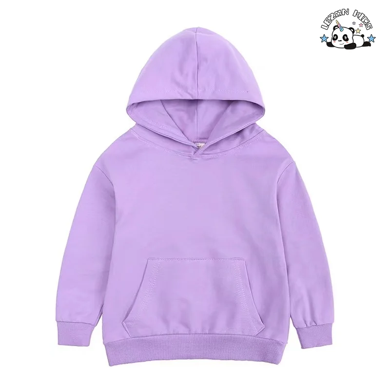 High Quality Colorful Fabric Customization Cotton Pullover Youth Clothing Sets Girls - Product Image