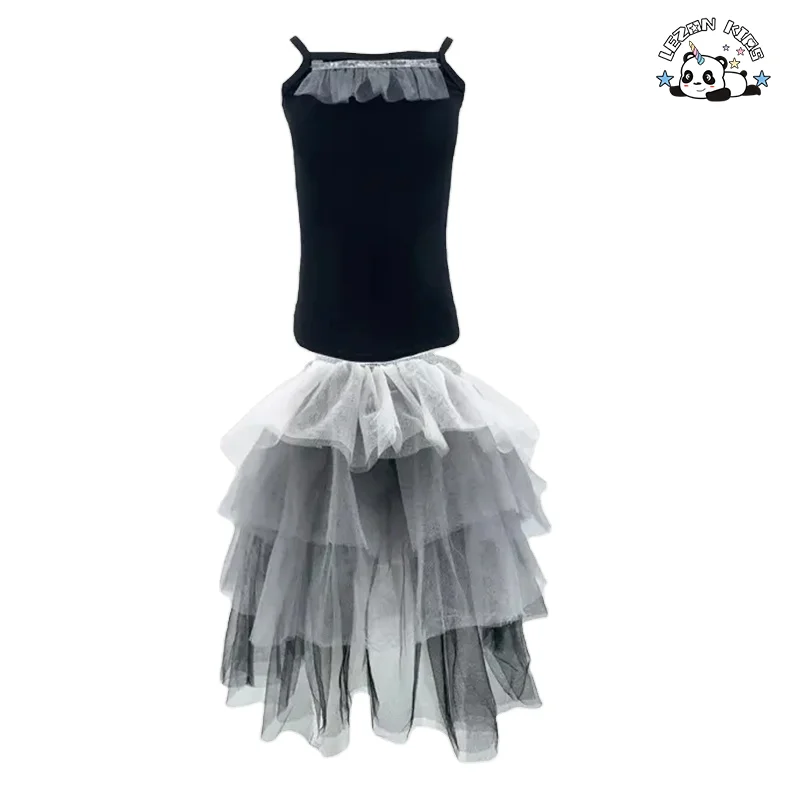 Lovely Kids Baby Girls Clothes Sets Summer Sleeveless Tops Shorts 2 Pcs Outfits Fashion Girls Clothing 2-14 Years