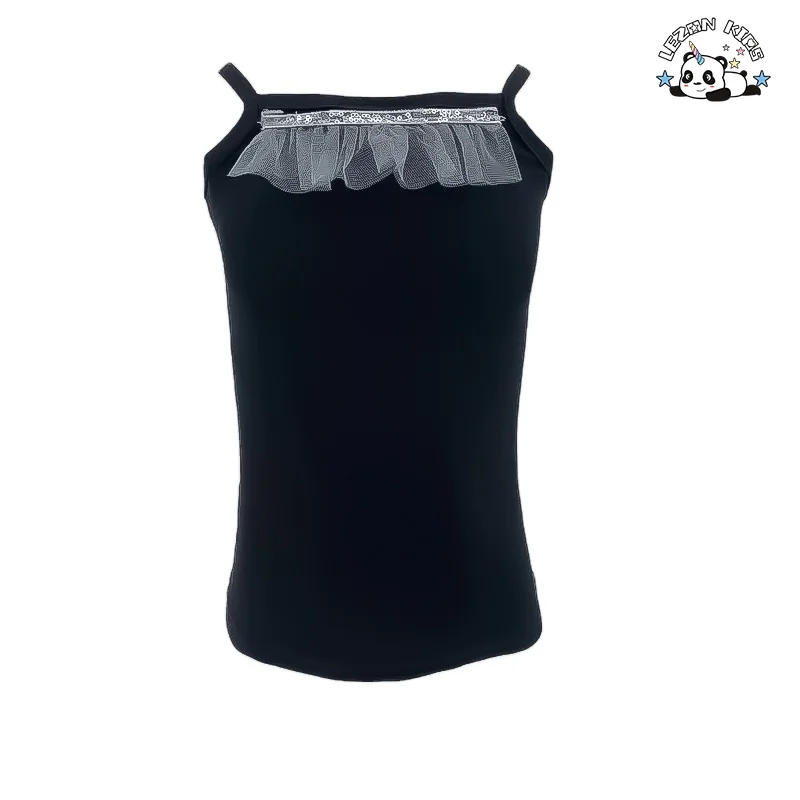 Lovely Kids Baby Girls Clothes Sets Summer Sleeveless Tops Shorts 2 Pcs Outfits Fashion Girls Clothing 2-14 Years - Product Image