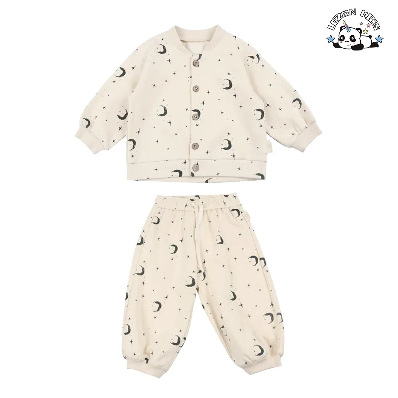 Most Popular Printed Custom Boys 2 Pieces Loungewear Kids Autumn 3-5 Years Little Girls Clothing Sets