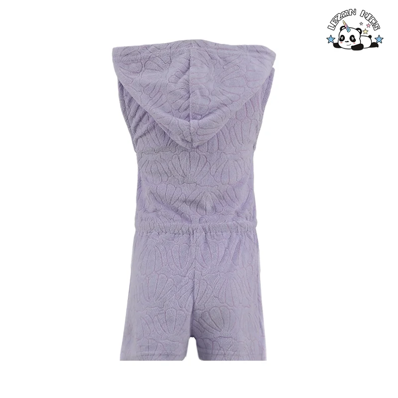 OEM Customizable Summer Sleeveless Breathable Quick-drying Girls Jumpsuit Girls Clothing Suit - Product Image