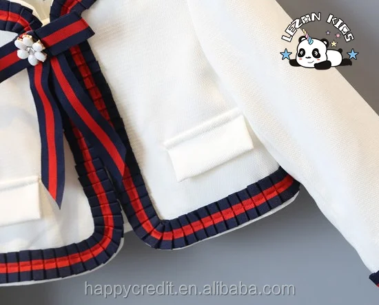 One-Piece Kids Suit Design Sleeveless Dress Coat 2-14 Years Western Style Fabric Clothes for Boys and Girls - Product Image
