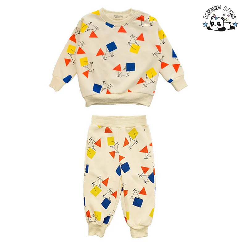 Conjunto de Roupas Impressas para Bebês Meninos e Meninas Aceitável Personalização de Imagens para o Verão