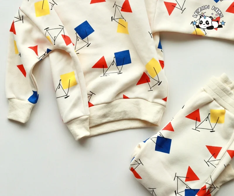Conjunto de Roupas Impressas para Bebês Meninos e Meninas Aceitável Personalização de Imagens para o Verão - Product Image