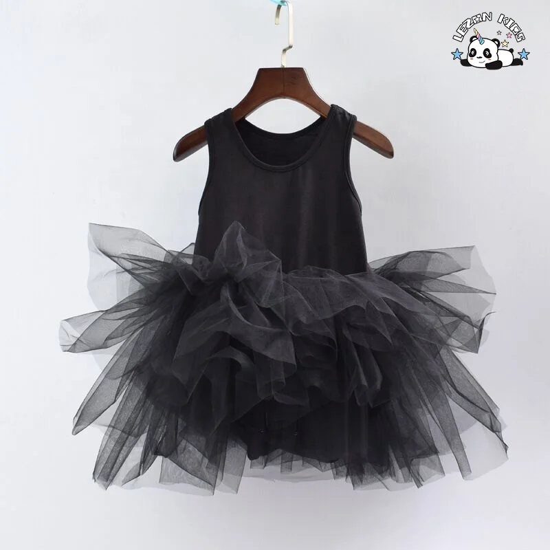 2021 fashionable fluffy children's tutu children's ballet girl tulle skirt princess layered tulle dress - Product Image