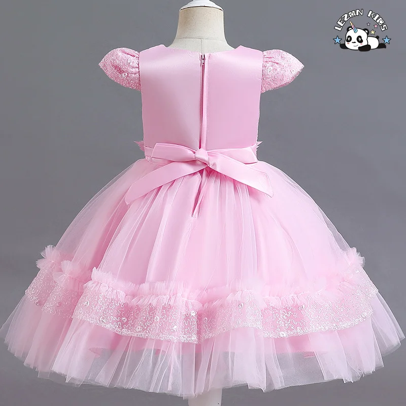 2022 New Girl's Dress Mesh Flower Dress Foreign Trade Children's Dress Spot Wholesale - Product Image