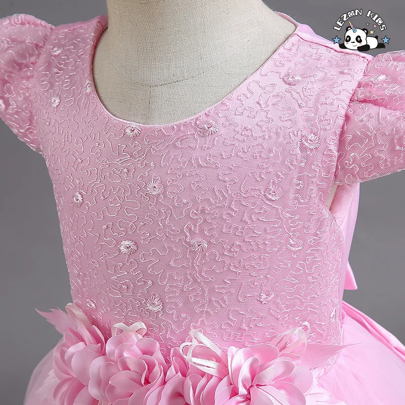 2022 New Girl's Dress Mesh Flower Dress Foreign Trade Children's Dress Spot Wholesale - Product Image