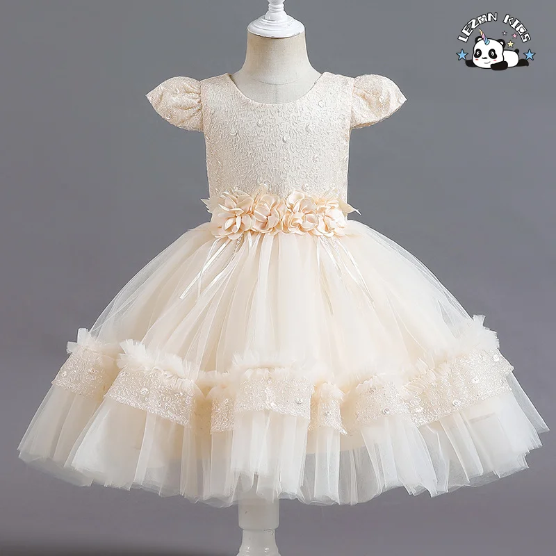 2022 New Girl's Dress Mesh Flower Dress Foreign Trade Children's Dress Spot Wholesale - Product Image
