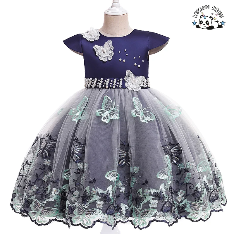 Vestido infantil de verão 2022 moda retrô vestidos de bebê menina algodão impresso roupas infantis bebê - Product Image