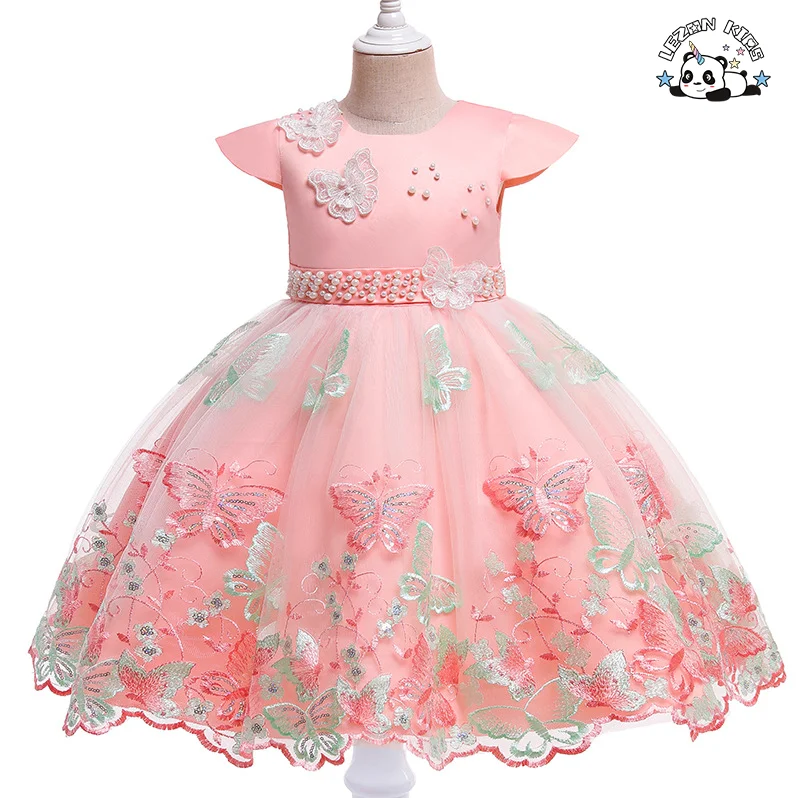 Vestido infantil de verão 2022 moda retrô vestidos de bebê menina algodão impresso roupas infantis bebê - Product Image