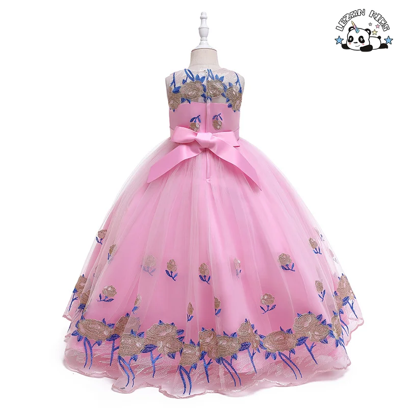 Vestidos de Damas de Honra para Adolescentes de 2022 para Festa de Casamento Vestido de Baile Infantil Princesa - Product Image