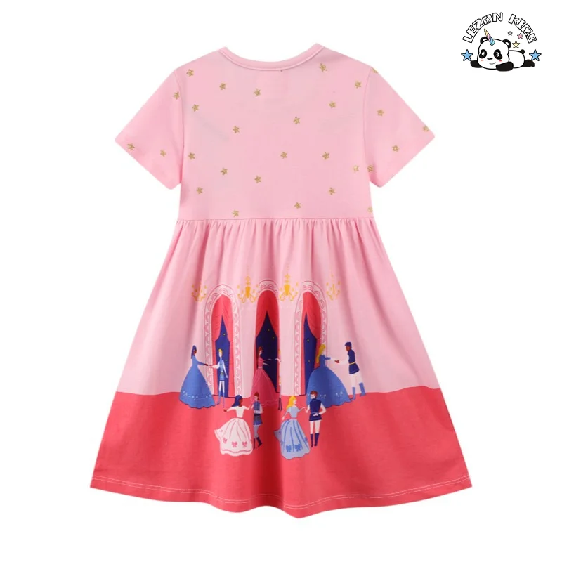 2024 Customization Dress Girls Dress Comfortable Colorful Cartoon Girls Dress for Kids - Product Image